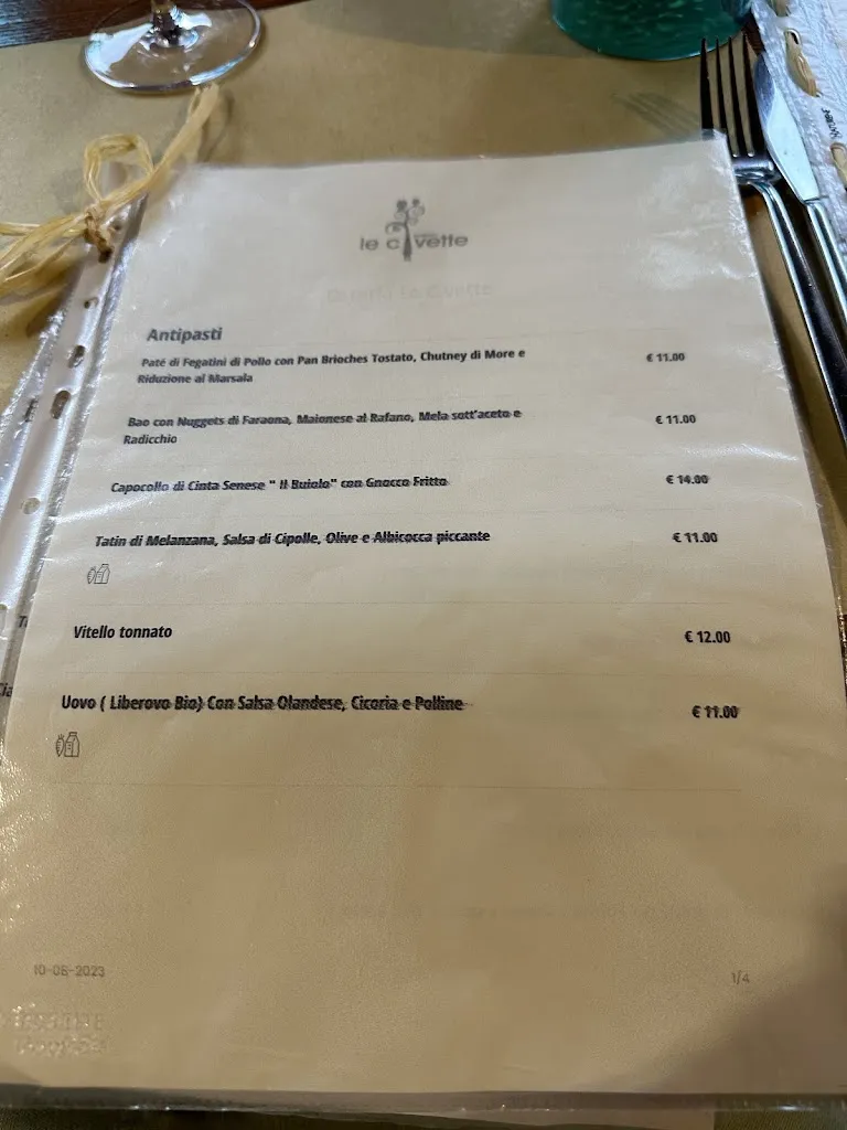 Menu_Osteria Le Civette_Anghiari_image_4