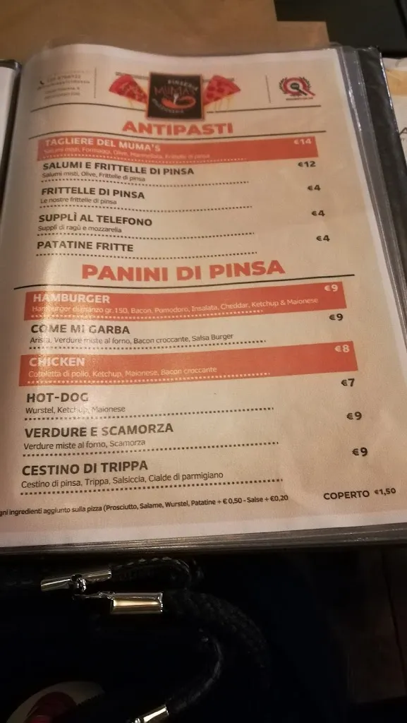 Menu_Pinseria-Stuzzicheria da Muma's_Arcidosso_image_3