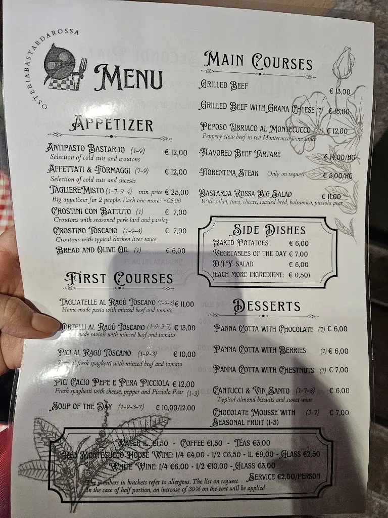 Menu_Osteria Bastarda Rossa_Arcidosso_image_1