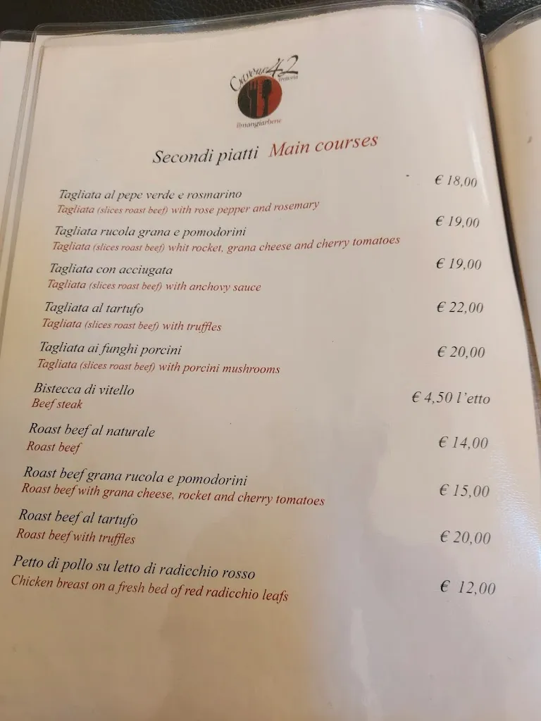Menu_Trattoria Cavour 42_Arezzo_image_1