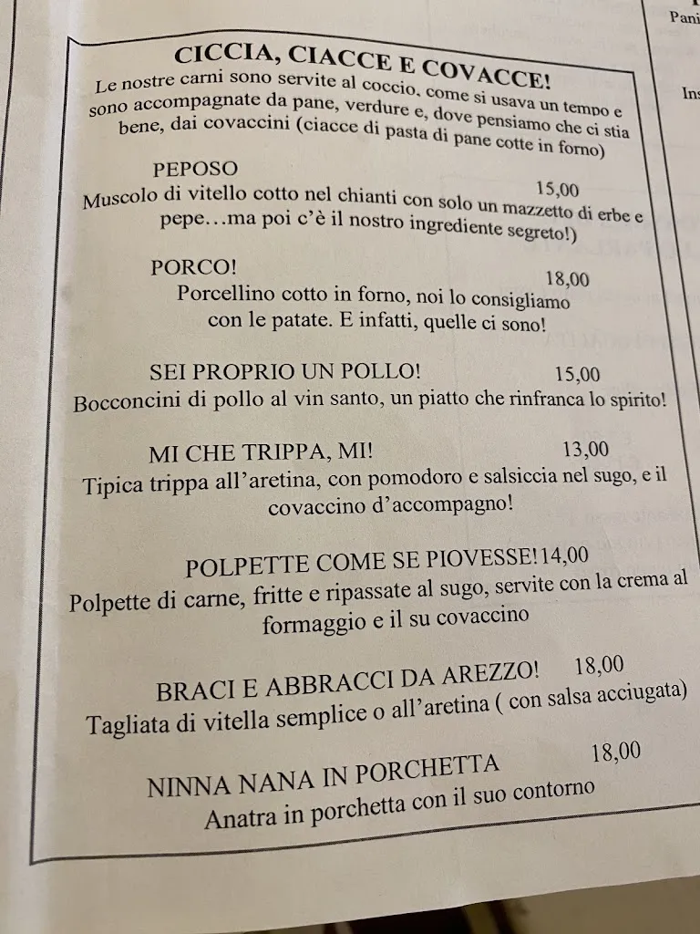 Menu_Il Covo dei Briganti_Arezzo_image_1