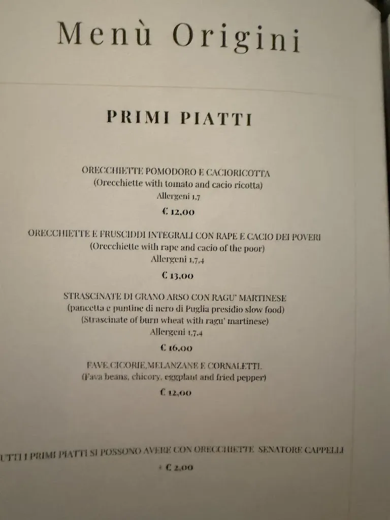 Menu_Origini - Osteria Martina Franca_Martina Franca_image_4