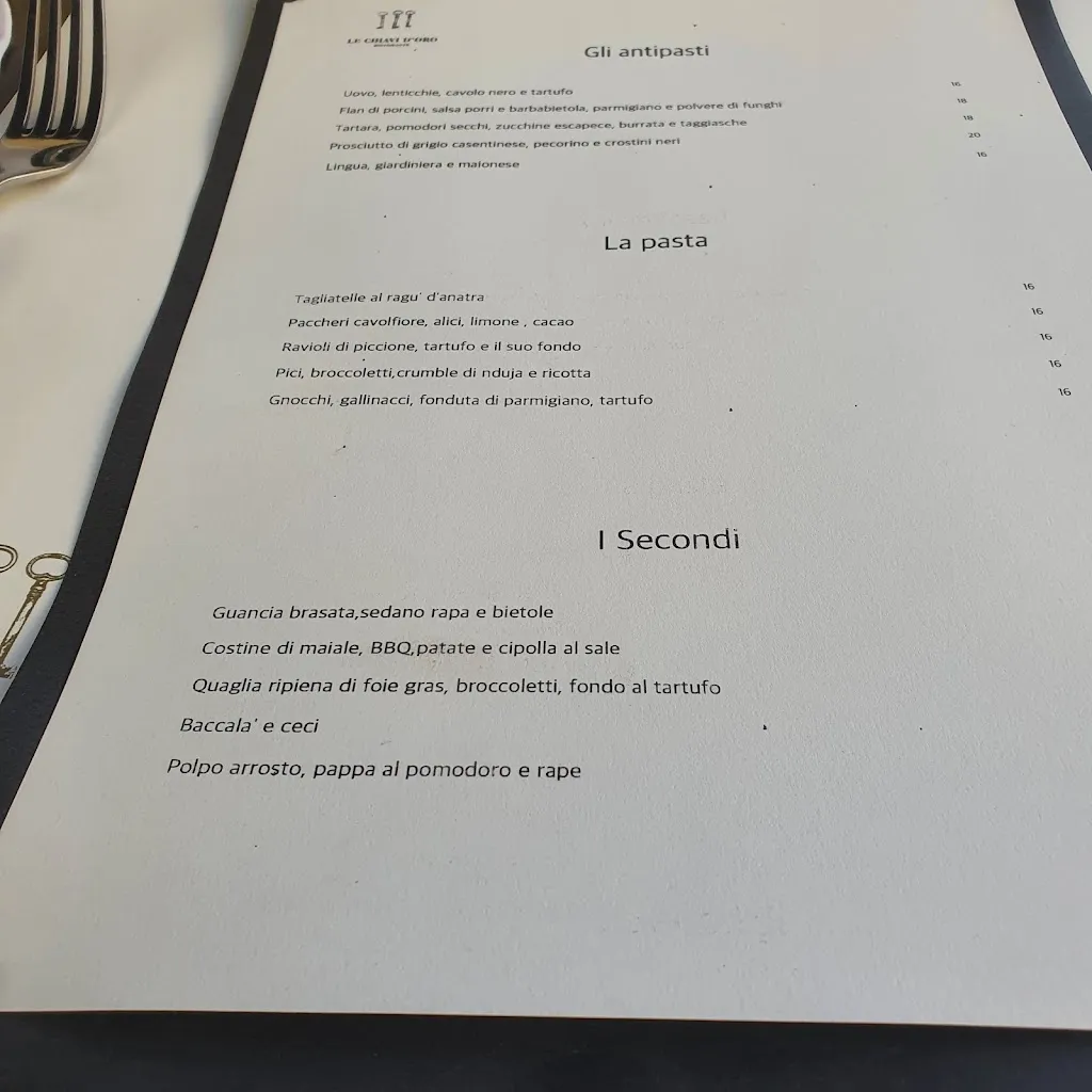 Menu_Le Chiavi D'Oro ristorante_Arezzo_image_4