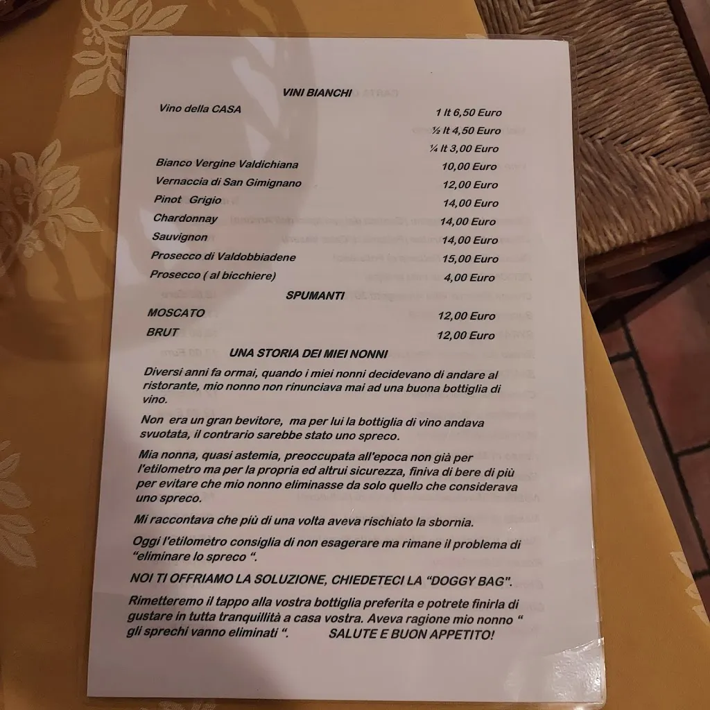 Menu_Ristorante Ciò che Piace AREZZO_Arezzo_immagine_3