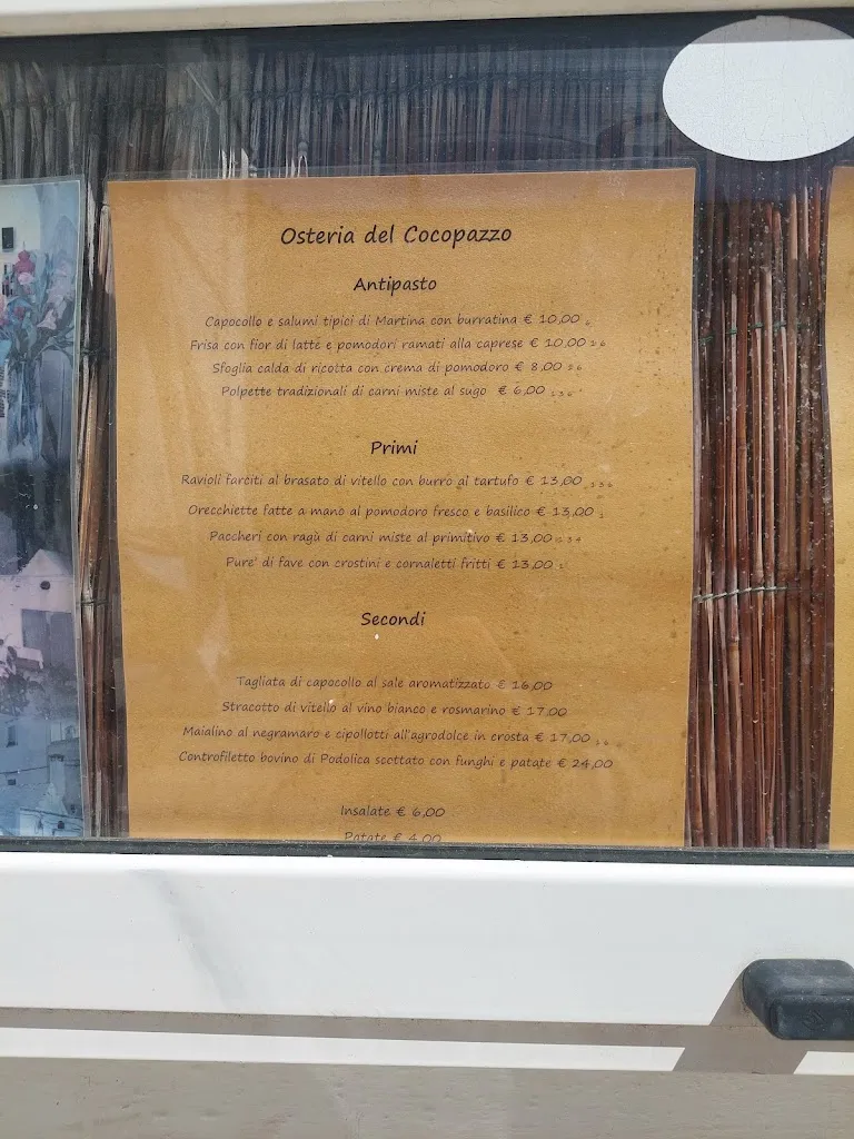 Menu_Osteria del Coco Pazzo_Martina Franca_image_4