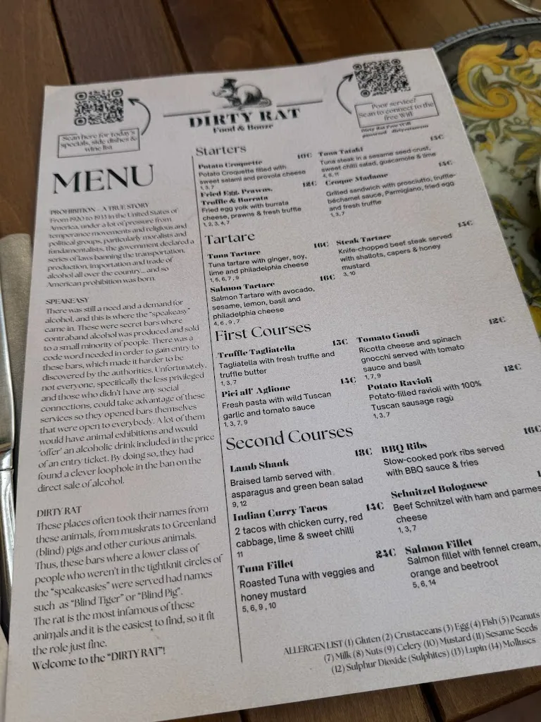 Menu_Dirty Rat_Arezzo_image_4