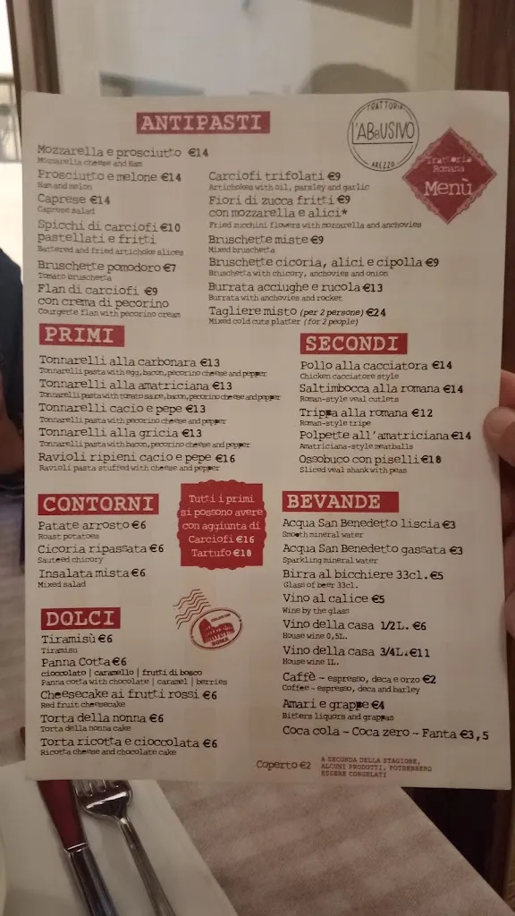 Menu_Trattoria l'ABbUSIVO_Arezzo_image_2
