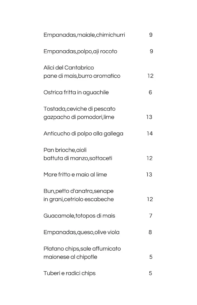 Menu_La Clandestina_Arezzo_image_1