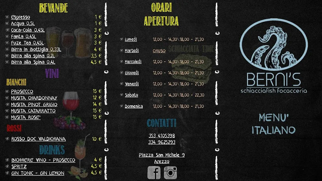 Menu_Berni's Focacceria_Arezzo_image_2