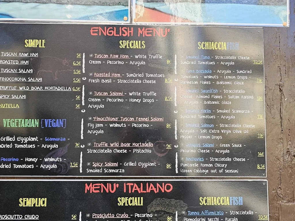 Menu_Berni's Focacceria_Arezzo_image_4