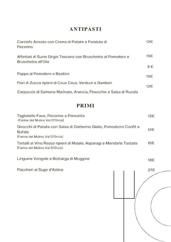 Menu_Osteria il Pozzo_Asciano_image_1