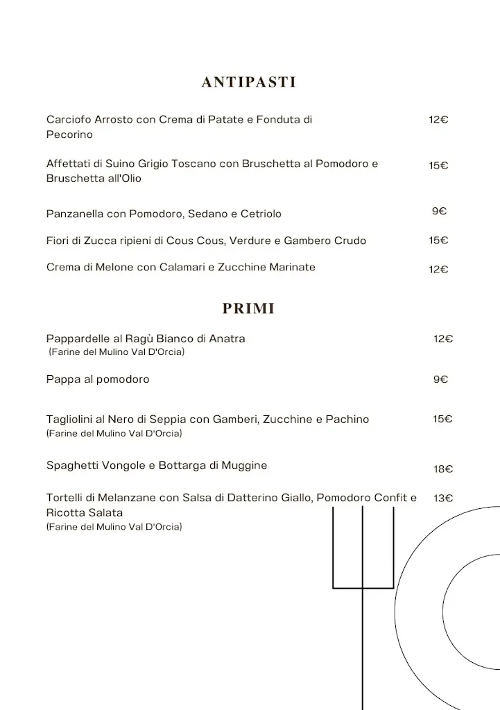 Menu_Osteria il Pozzo_Asciano_image_2