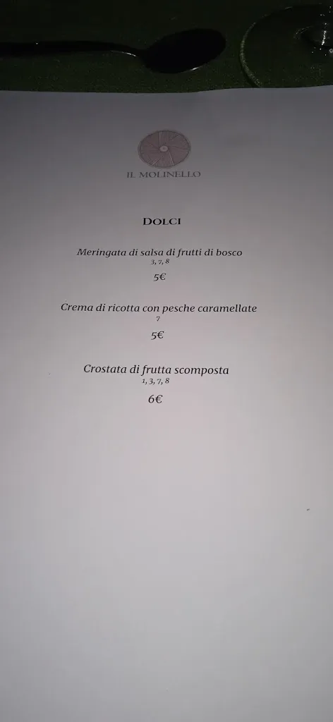 Menü_Il Molinello Ristorante_Asciano_Bild_3