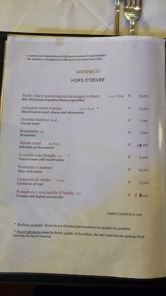 Menu_Ristorante La Torre_Asciano_image_1