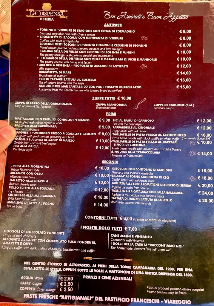 Menu_Ristorante La Dispensa_Altopascio_image_3