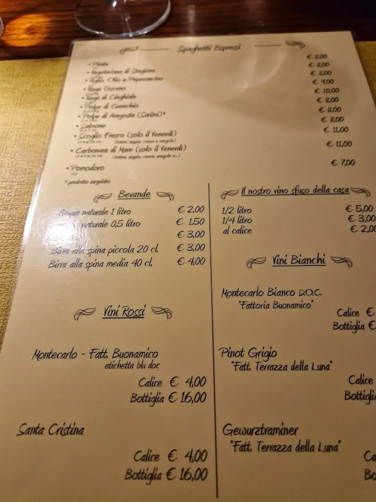 Menu_La Loggia - Bar Spaghetteria - Bed and Breakfast_Altopascio_image_2