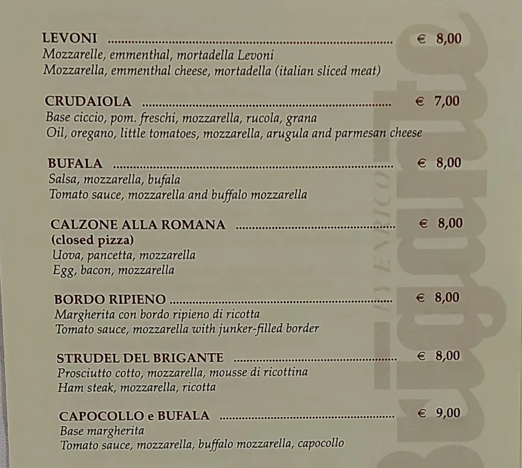 Menu_Ristorante ,pizzeria napoletana,braceria ,dal brigante by Enrico_Martina Franca_immagine_2
