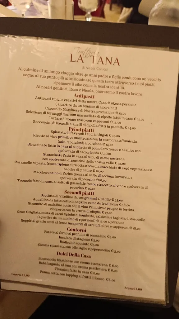 Menu_La Tana_Martina Franca_image_2