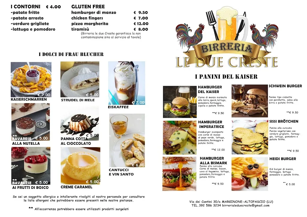 Menu_Ristorante Pizzeria Birreria 