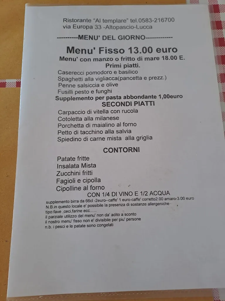 Menu_Al Templare_Altopascio_image_1