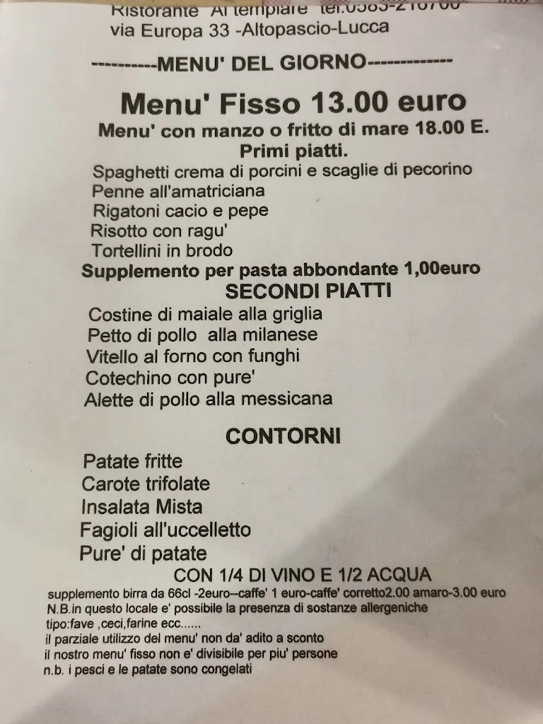 Menu_Al Templare_Altopascio_image_2