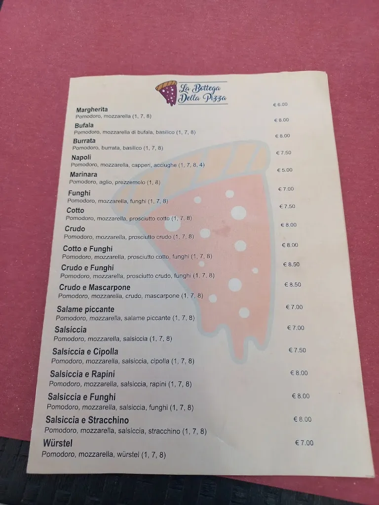 Menu_La Bottega Della Pizza_Altopascio_image_1
