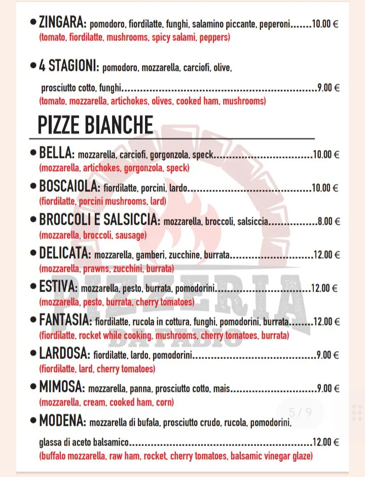 Menu_Pizzeria da Fabio_Aulla_image_4