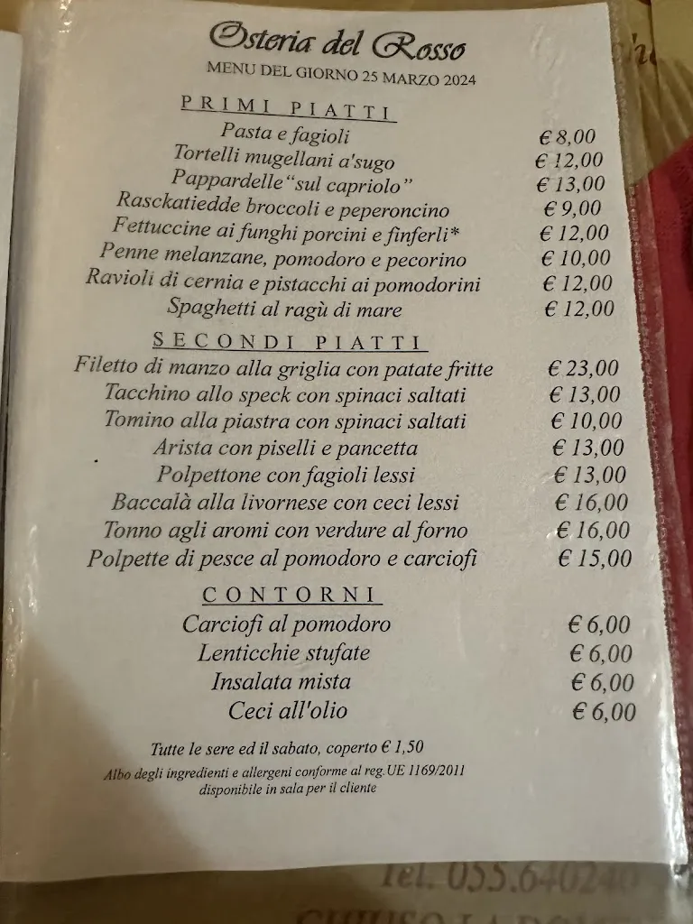 Menu_Osteria Del Rosso Bagno A Ripoli_Bagno a Ripoli_image_1