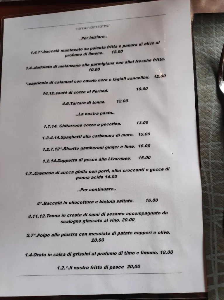 Menu_CoccioPesto - Bistrot_Bagno a Ripoli_immagine_1
