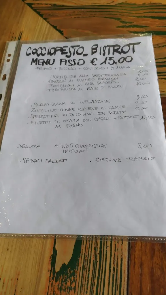 Menu_CoccioPesto - Bistrot_Bagno a Ripoli_immagine_2