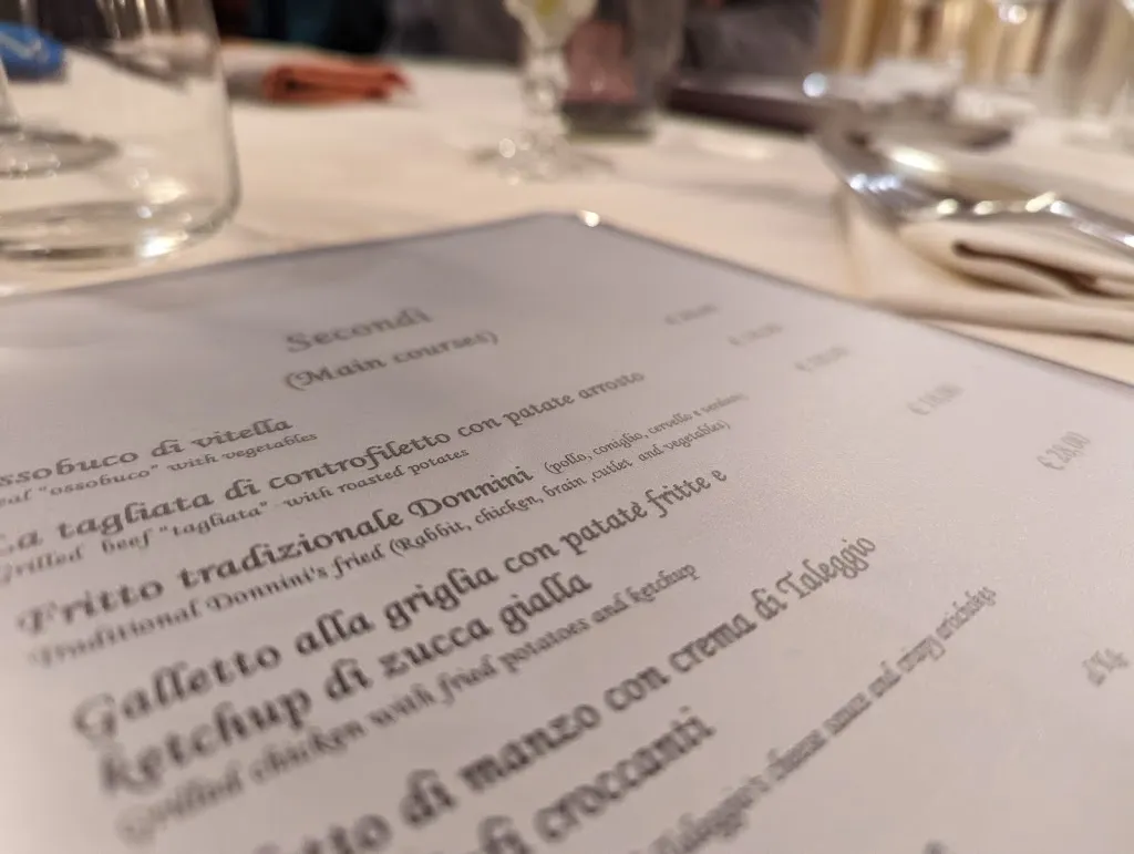 Menu_Trattoria Donnini_Bagno a Ripoli_image_1