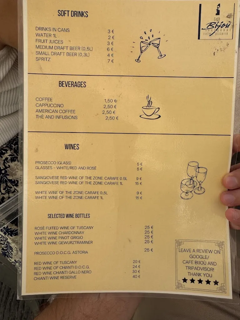 Menu_Pizzeria Cafè Bijoù_Barberino Val d'Elsa_image_2