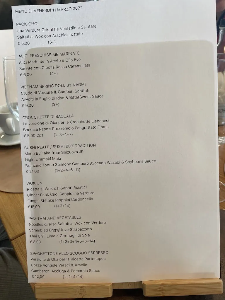 Menu_OKA cucina, vini e caffè_Barberino Val d'Elsa_immagine_2