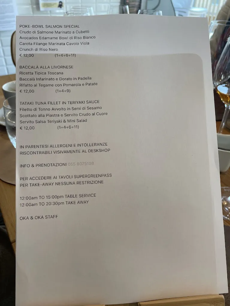 Menu_OKA cucina, vini e caffè_Barberino Val d'Elsa_immagine_4