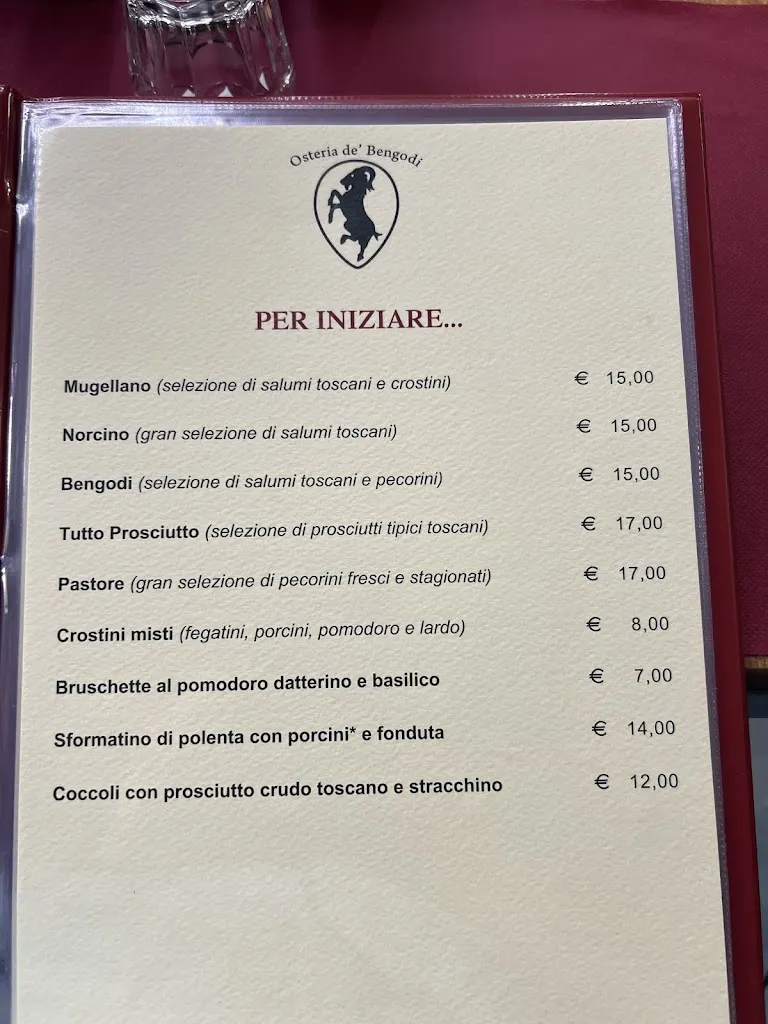 Menu_Osteria de Bengodi_Barberino di Mugello_image_1