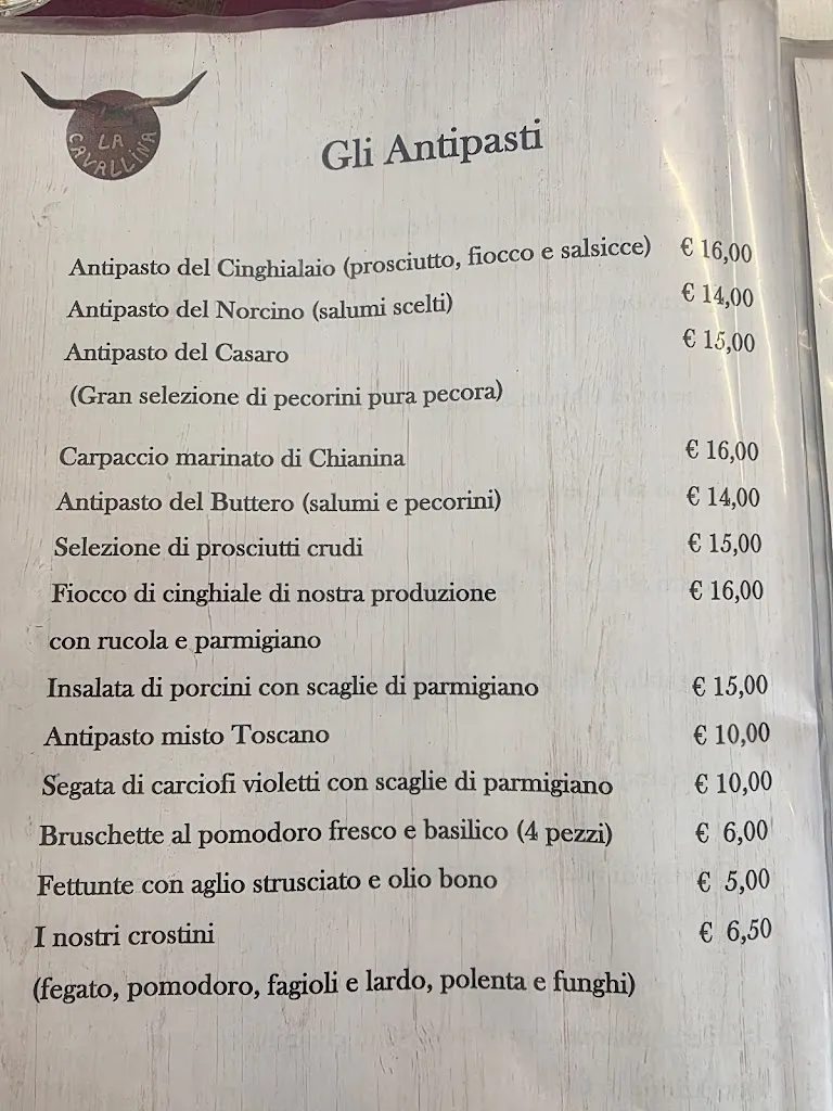 Menu_Ristorante La Cavallina_Barberino di Mugello_image_4