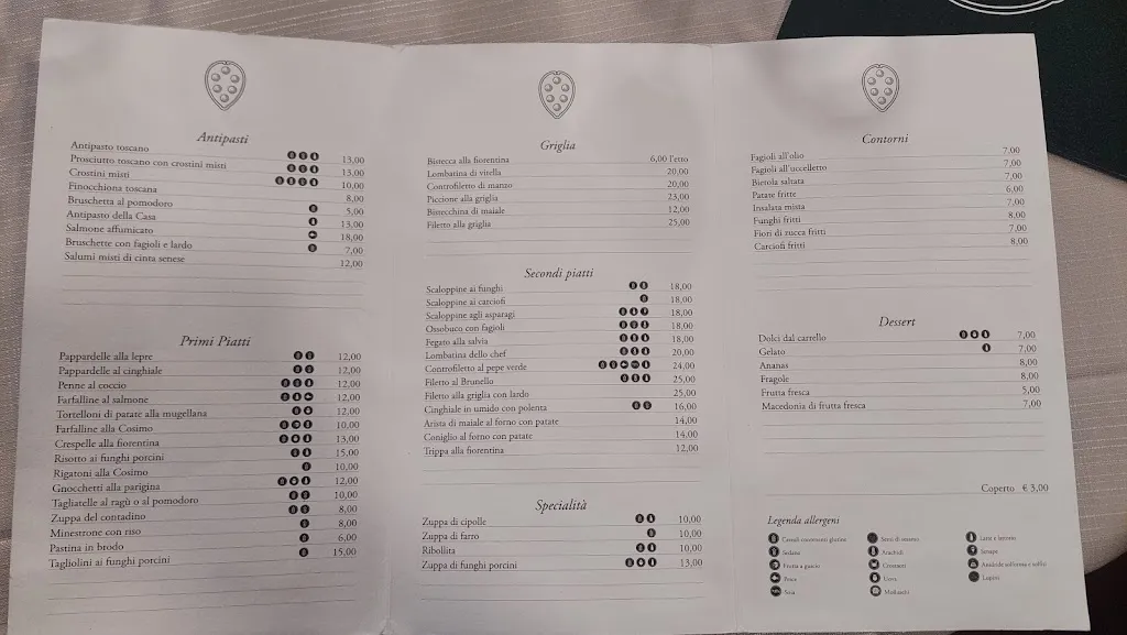 Menu_Ristorante Cosimo De' Medici Srl_Barberino di Mugello_image_4