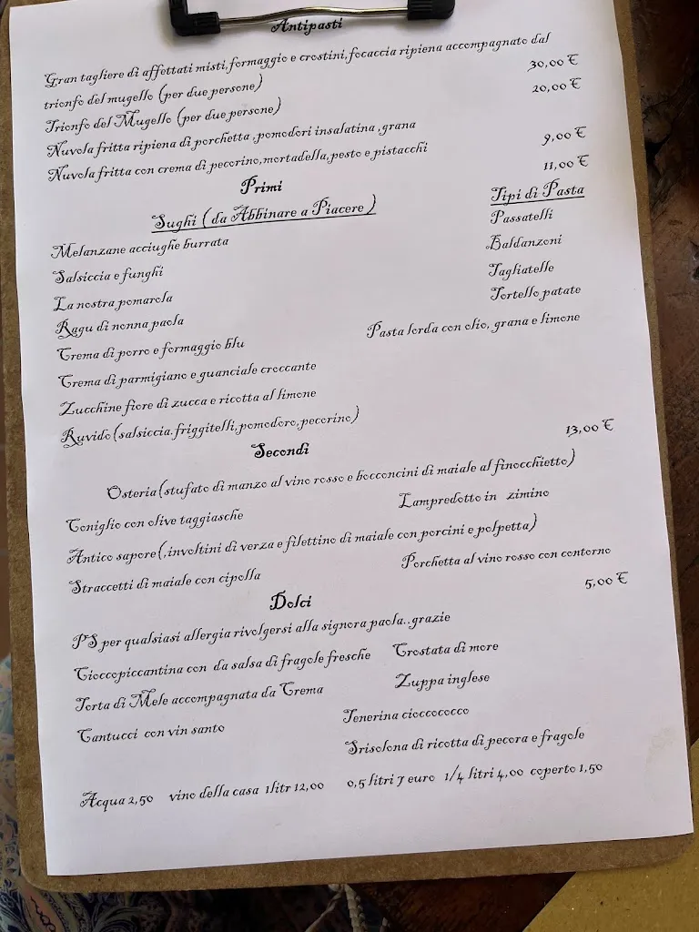 Menu_Antica Osteria di Montecarelli_Barberino di Mugello_image_1