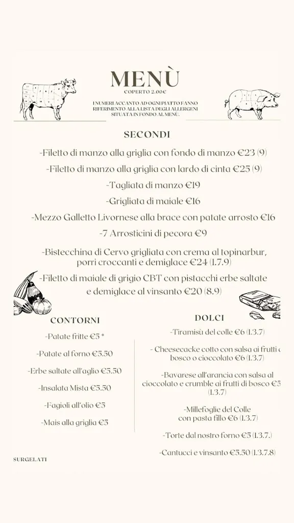 Menu_Ristorante Pizzeria Il Colle è – Cucina Toscana a Barberino di Mugello_Barberino di Mugello_image_1