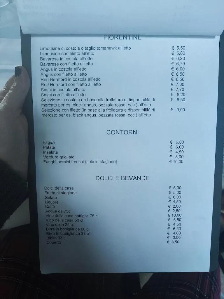 Menu_Ristorante Il Paiolo - Bed and Breakfast_Barberino di Mugello_immagine_3