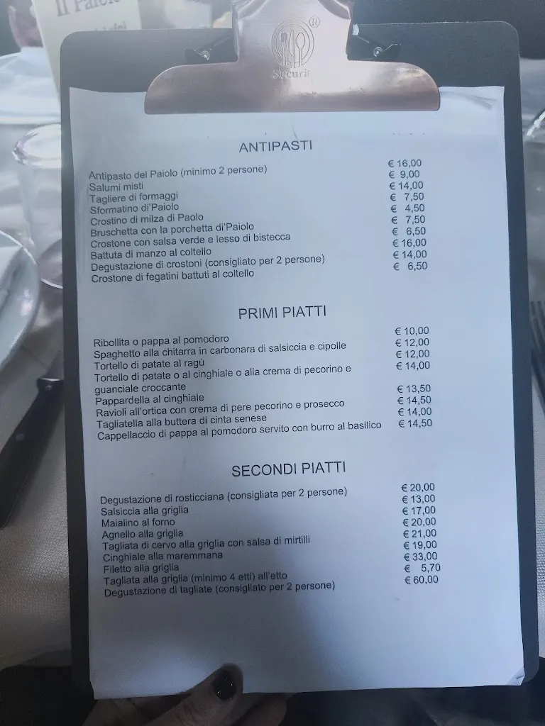 Menu_Ristorante Il Paiolo - Bed and Breakfast_Barberino di Mugello_immagine_4