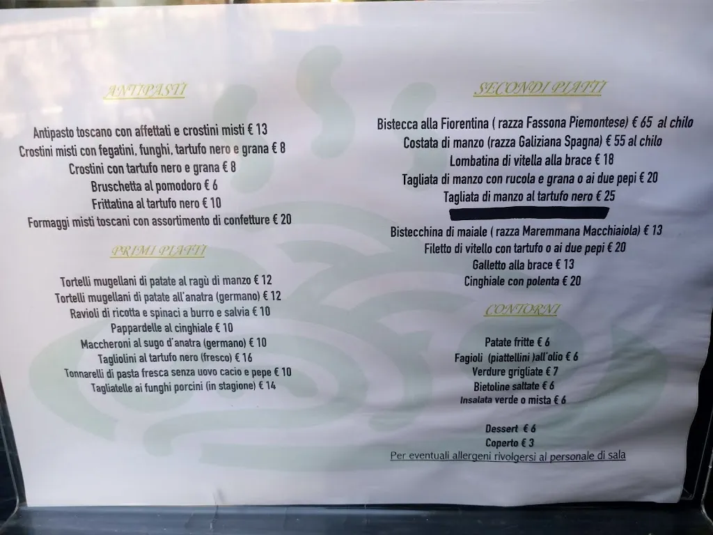 Menu_Ristorante le maschere enoteca_Barberino di Mugello_image_1