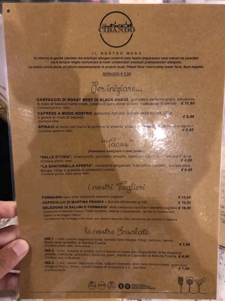 Menu_Cibando_Martina Franca_immagine_1