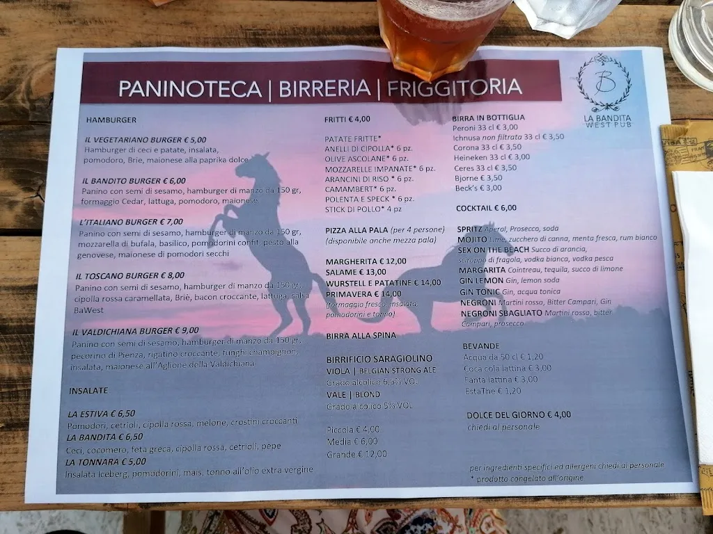Menu_La Bandita Ristorante Food Experience_Bettolle_image_1