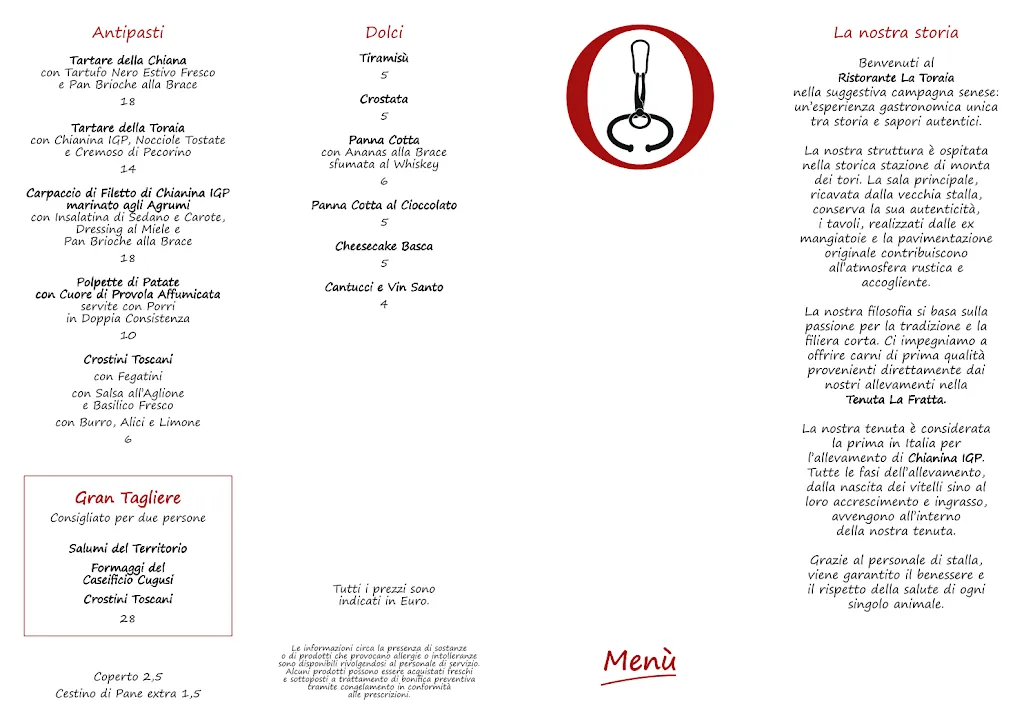 Menu_La Toraia_Bettolle_image_1