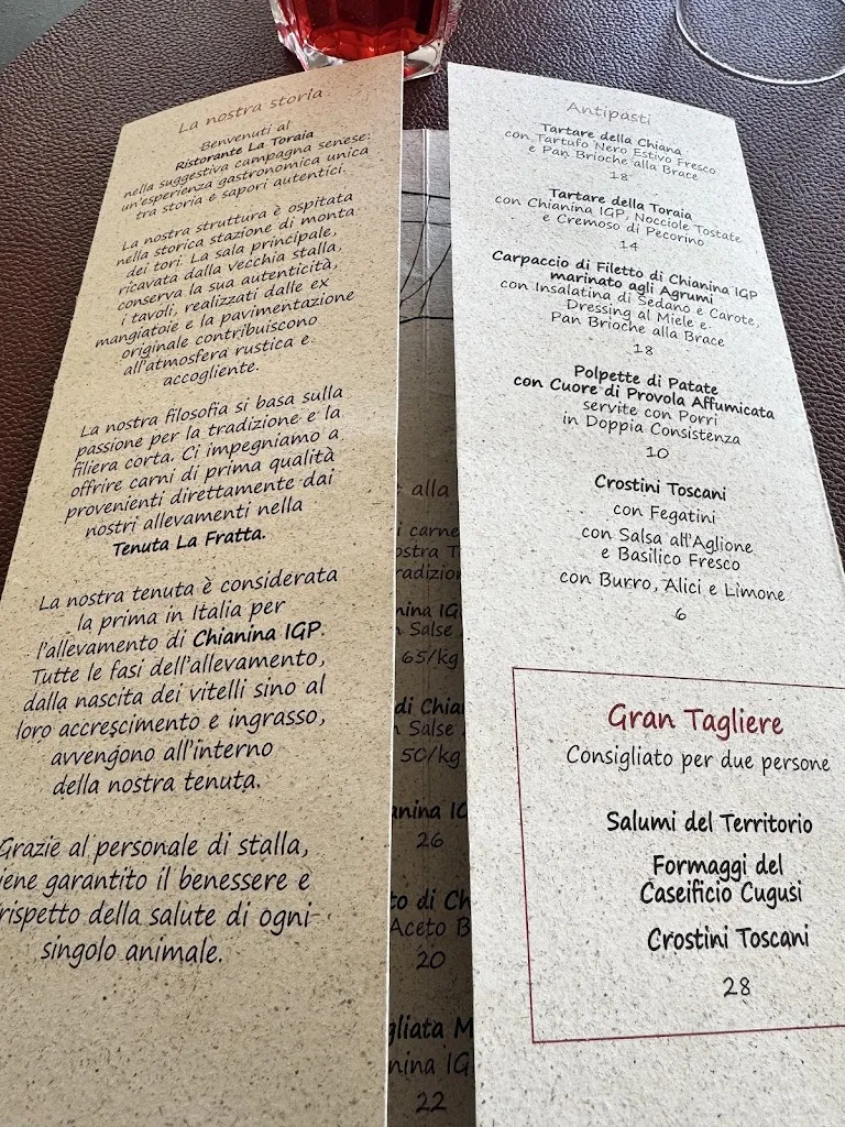 Menu_La Toraia_Bettolle_image_4