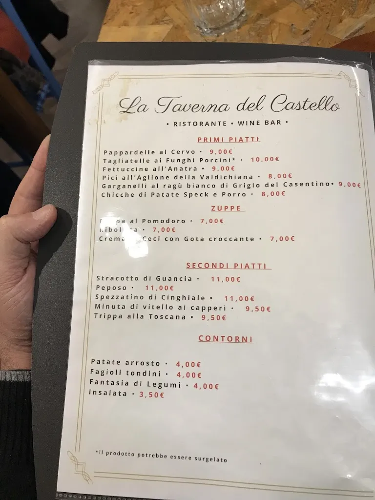 Menu_La Taverna del Castello_Bibbiena_image_2