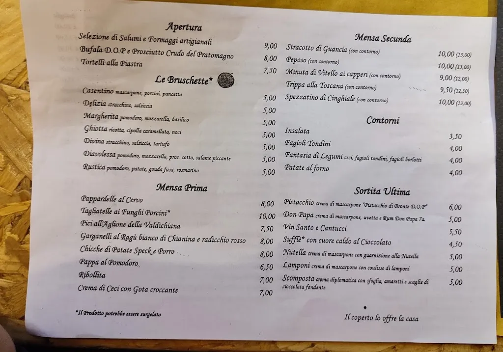 Menu_La Taverna del Castello_Bibbiena_image_4