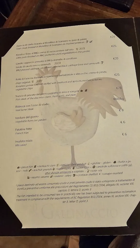 Menu_Il Gallinaccio ristorante_Braccagni_image_4