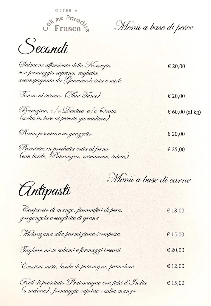 Menu_Osteria Paradiso - da i' Frasca_Bucine_image_4